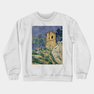 The House with the Cracked Walls by Paul Cezanne Crewneck Sweatshirt